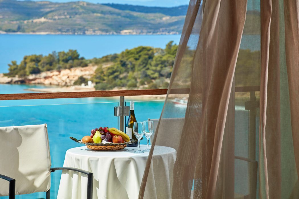 AKS Hinitsa Bay Hotel Standard δωμάτιο με θέα θάλασσα